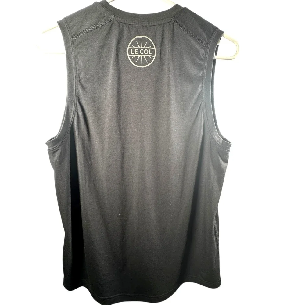Lecol Workout Vest Black Men's Small